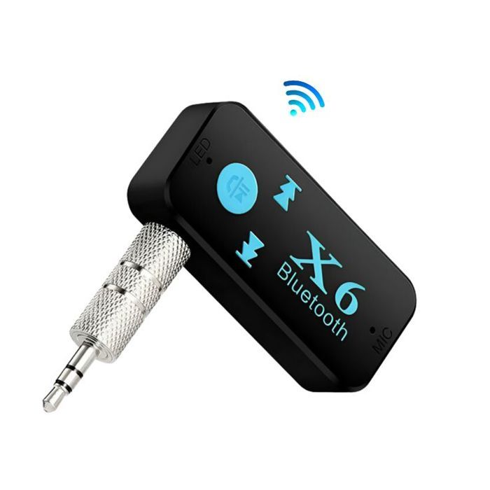 Récepteur Bluetooth BT-X6 5.0 + DVR - Stéréo Audio avec Prise Aux 3.5mm pour Voiture