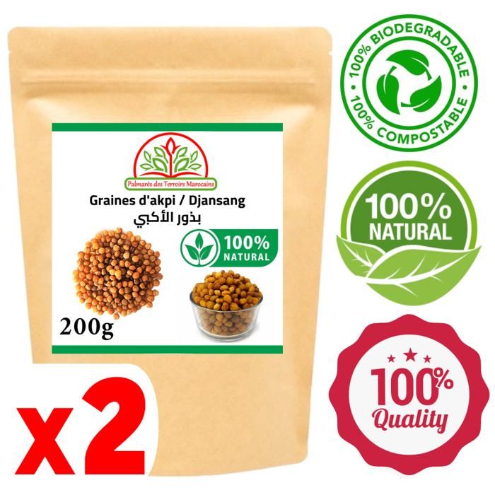 Graine d'Akpi Graine Prise de Masse corporel - Raffermissant 100% Naturel 400g