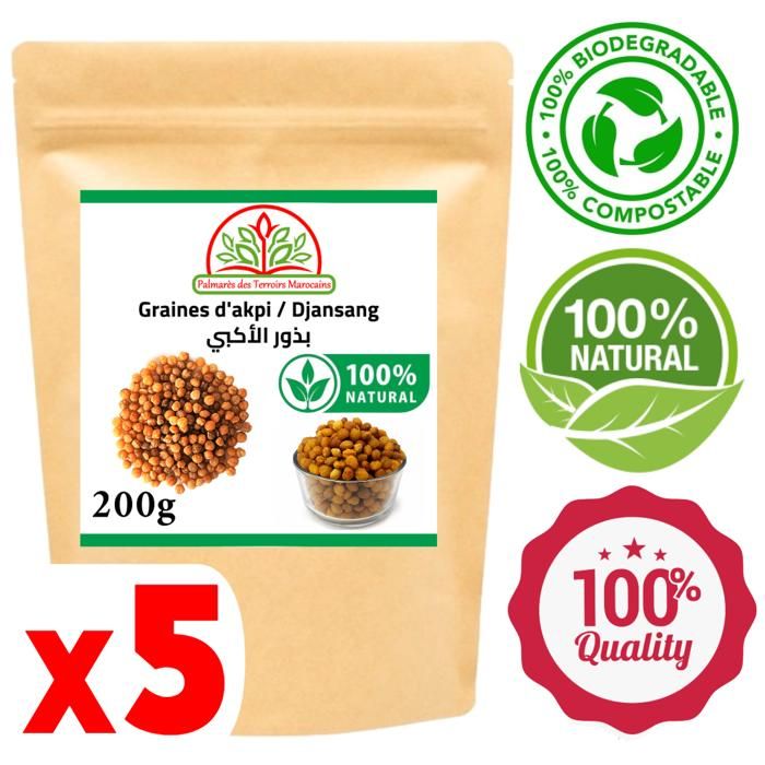Graine d'Akpi Graine Prise de Masse corporel - Raffermissant 100% Naturel 1kg