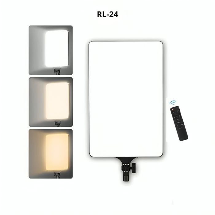 Lampe Kit d'éclairage vidéo LED 24 pouces RL-24