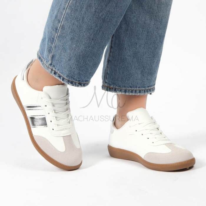 Fella – Baskets femmes en Argenté