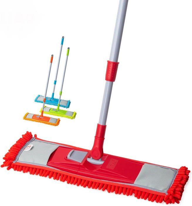 Liao Balai Serpillière Microfibre 2 Mop — Kit nettoyage 2 en 1, lavable
