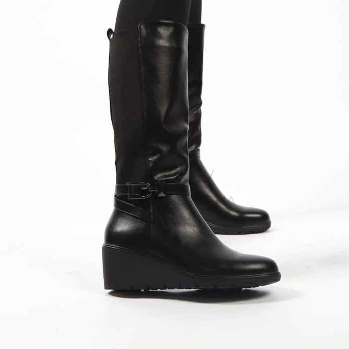 ASMA – Bottes compensées en Noir