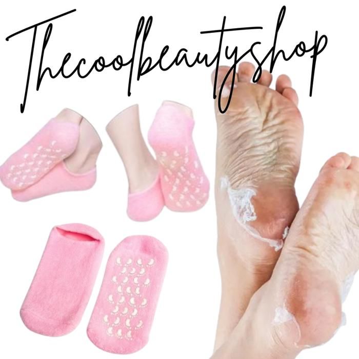 Chaussettes en gel soin des pieds, chaussette avec gel hydratant multicolors