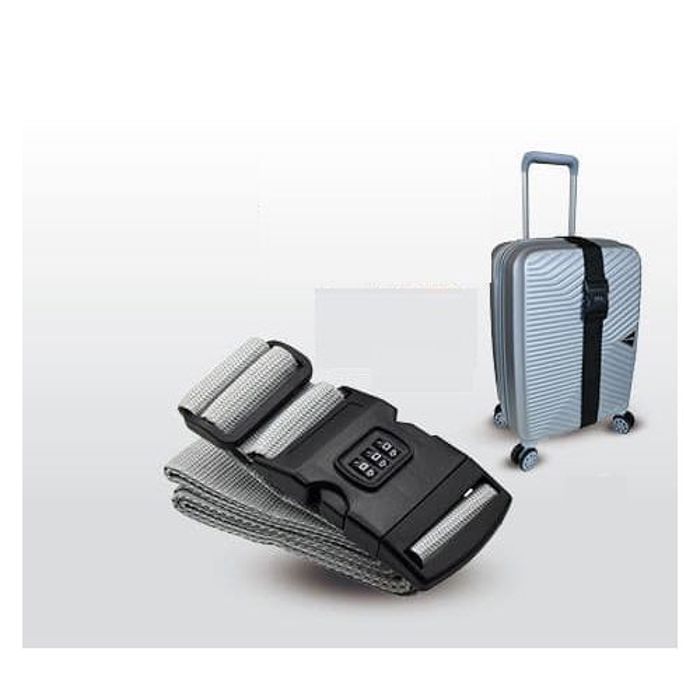 Dynamic Sangle De Bagages Réglable Avec Cadenas Fermeture Sécurisée en Code 3 Chiffres