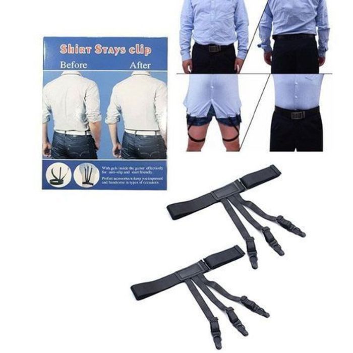 Bretelles - GENERIC - Porte-chemise - Élastique - Réglable - Antidérapantes