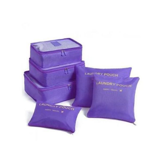 Sac de Rangement pour Voyage Six pièces de Valise Organisateur de vêtements