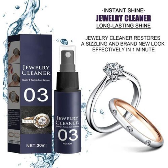 Spray De Nettoyage Pour Bijoux Solution Pour Argent et Or 30 ml