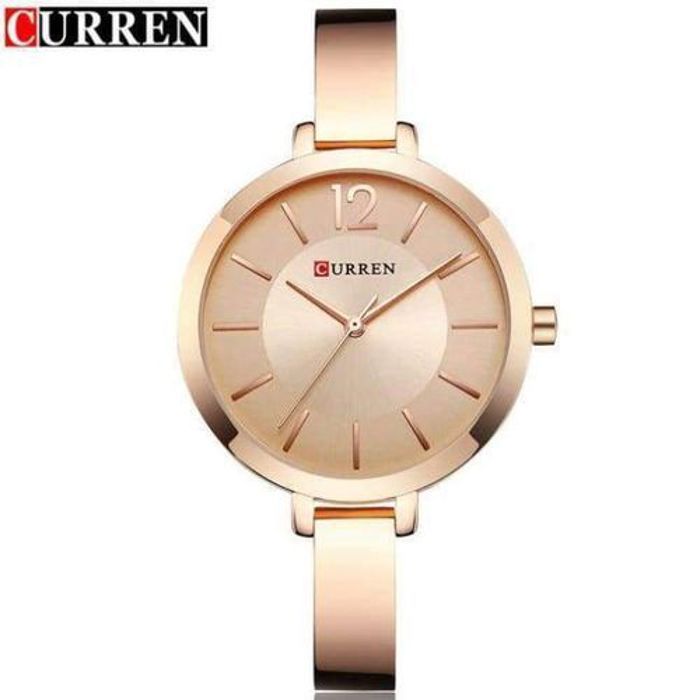 Montre - CURREN - 9012 - Quartz - Acier inoxydable - Doré rose