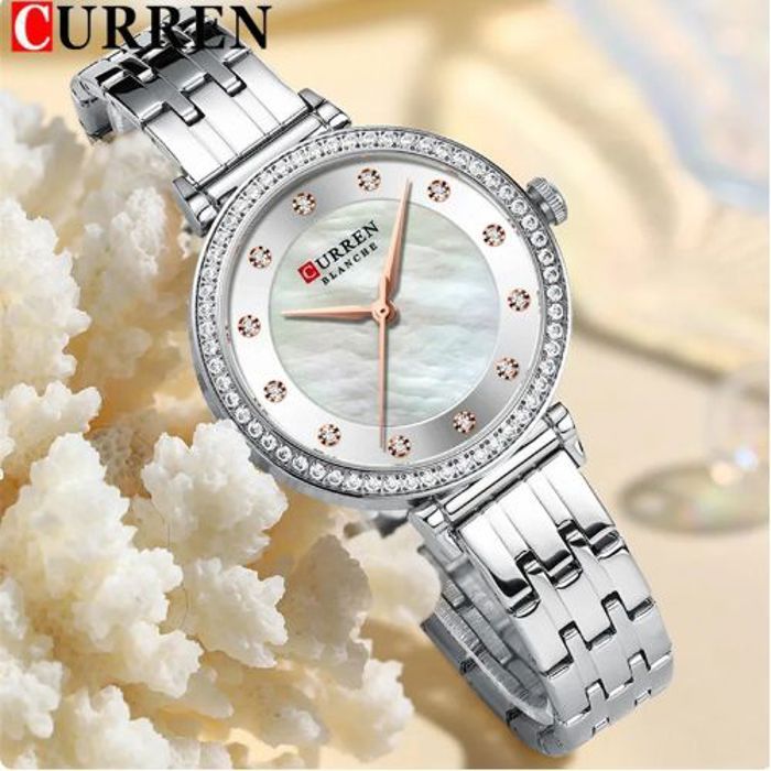 Montre Femme - CURREN - 9087 - Acier Inoxydable - Résistante à l'Eau 3ATM - Mouvement Quartz Japonais