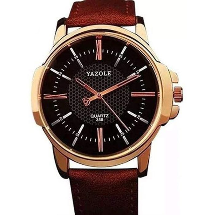 Yazole Montre-Bracelet Hommes Simple Mode D'affaires Décontractée YAZOLE 358