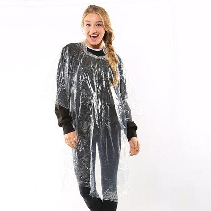 Poncho de pluie - GENERIC - Adulte - Plastique - Capuche - Pliable