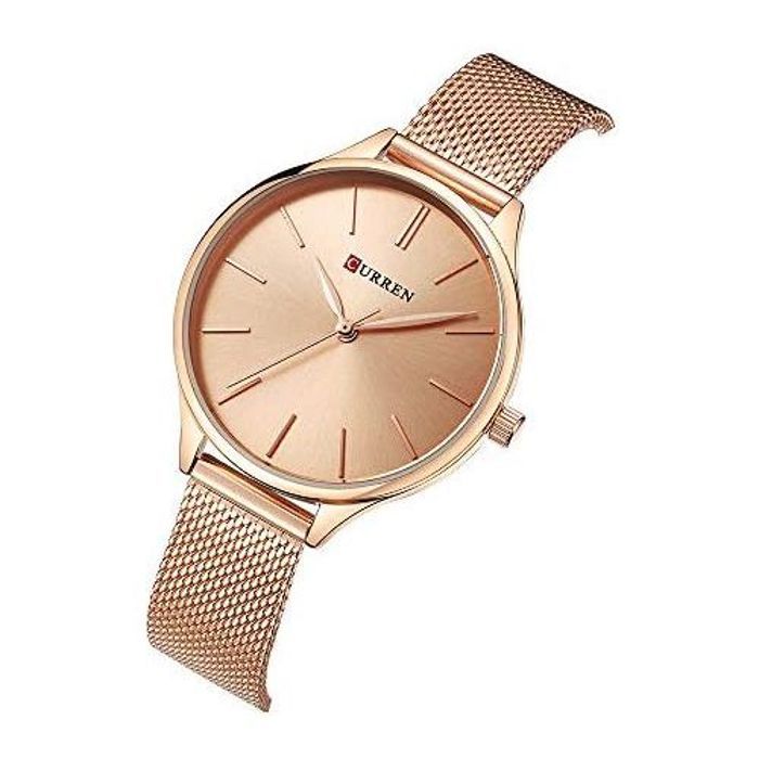 Curren 9024 Montre pour Femme à Quartz étanche- Acier Inoxydable-