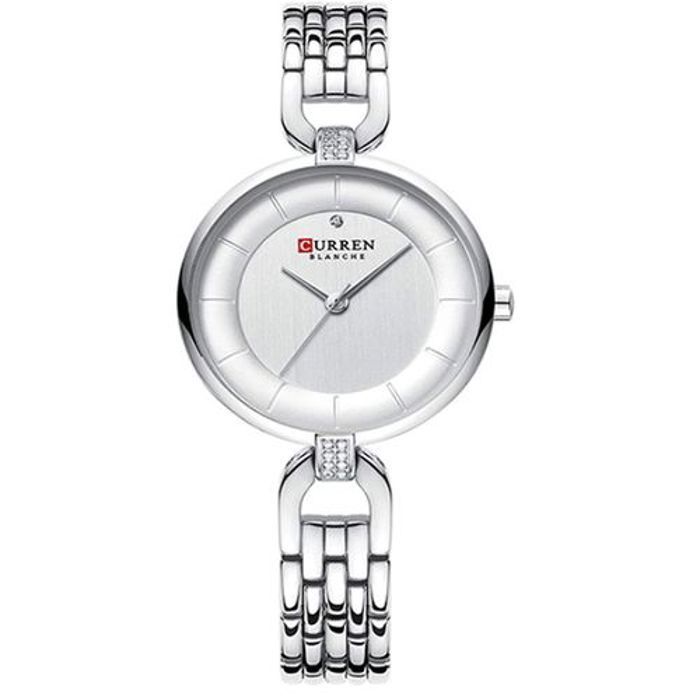 Montre Curren Femme Simple Étanche Petit Cadran Bracelet Exquis En Acier Inoxydable