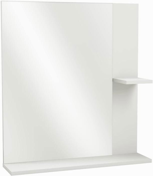 Miroir Salle De Bain Coralie 2 étage - 69 x 62.4 x 15.5 cm - Blanc
