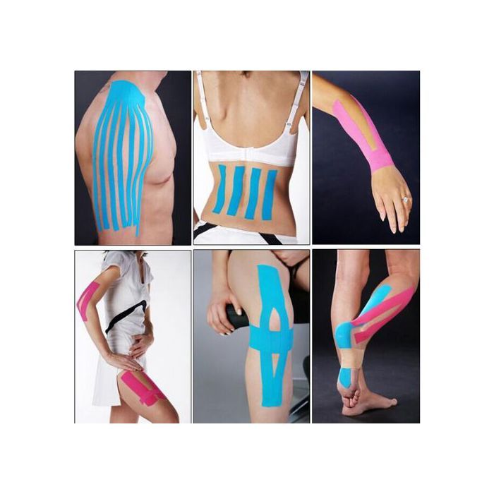 Bande Kinésiologie Thérapeutique Athlétique Physio Thérapeutique Aide pour Genoux Épaules Muscle Soutien  5 Mètre