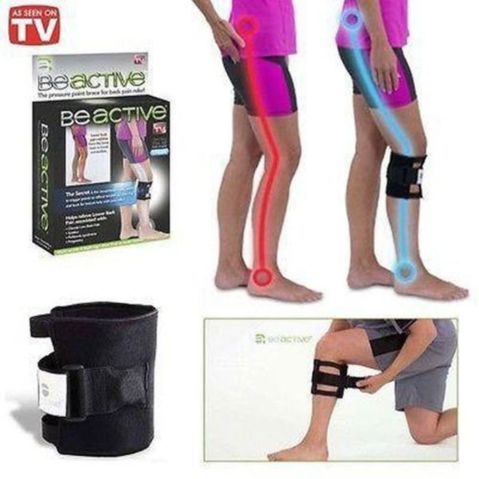 Beactive Brace Point Pad Jambe Noir Presssure Brace Acupressure Nerf Sciatique Soins Des Pieds Outil