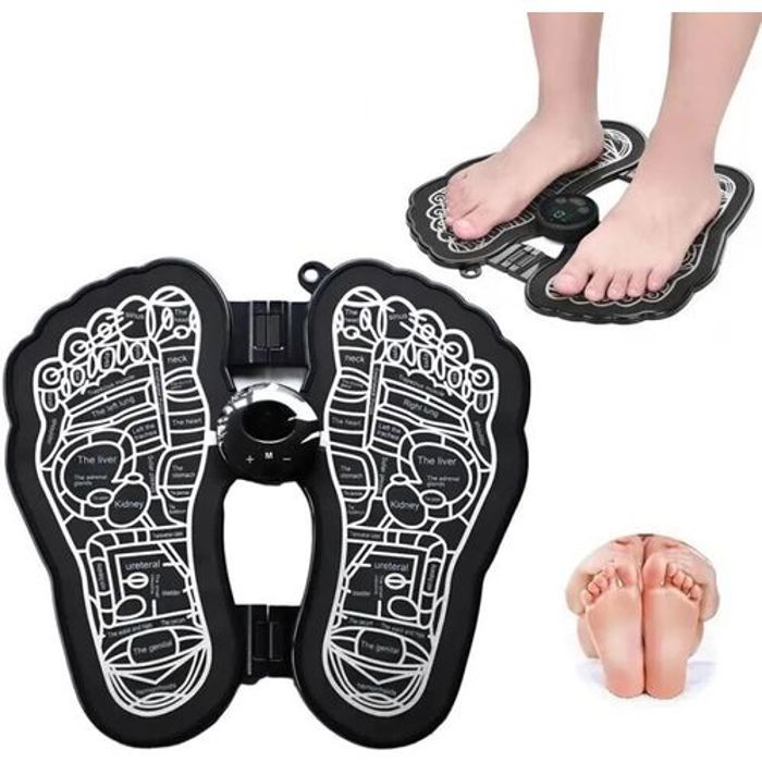 Masseur de pieds EMS Massage électrique Portable Pliable Pour Remodelage Jambes