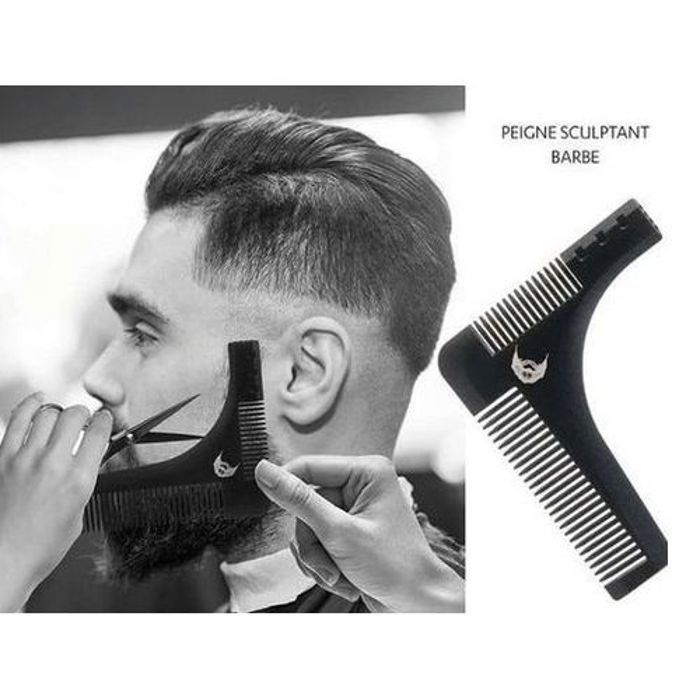 Peigne sculptant Pour barbe peigne 3 en 1 Toute Taille