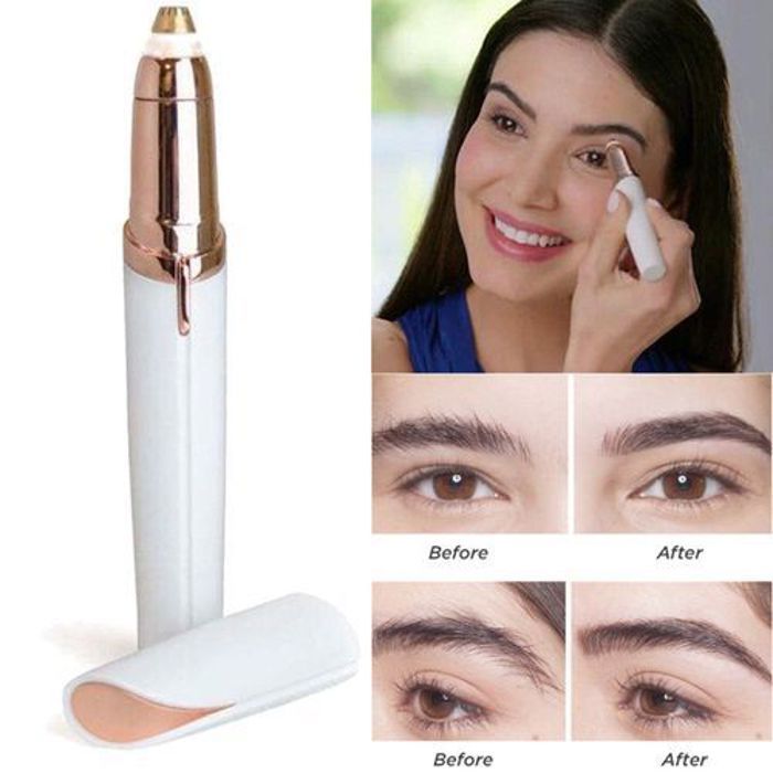 Epilateur Electrique Facial Pour Femmes Sans Douleur Avec Lumière Intégrée
