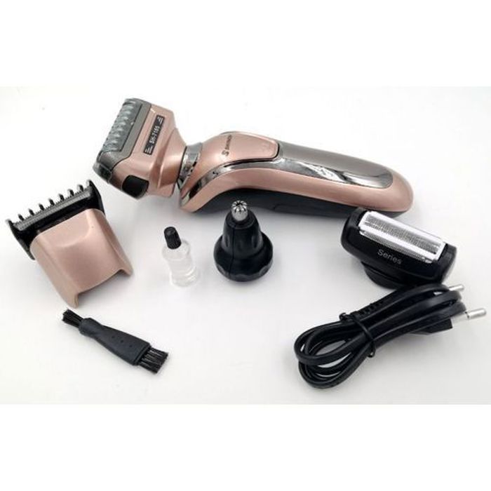 Shinon 4 en 1 Tondeuse Electrique Rechargeable à cheveux, nez et oreilles pour homme