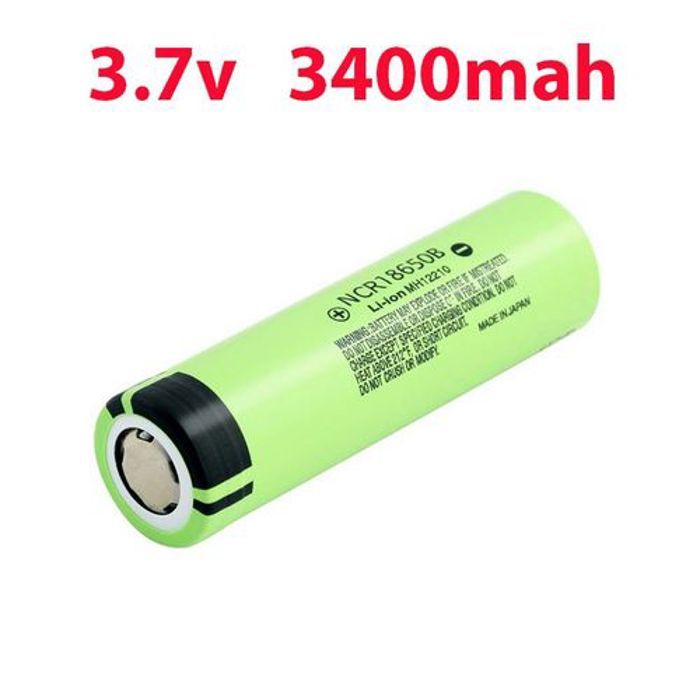 NCR18650B 3.7v 3400mah batterie Lithium Rechargeable