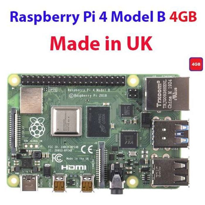Raspberry Pi 4 Model B 4GB (Made in UK)