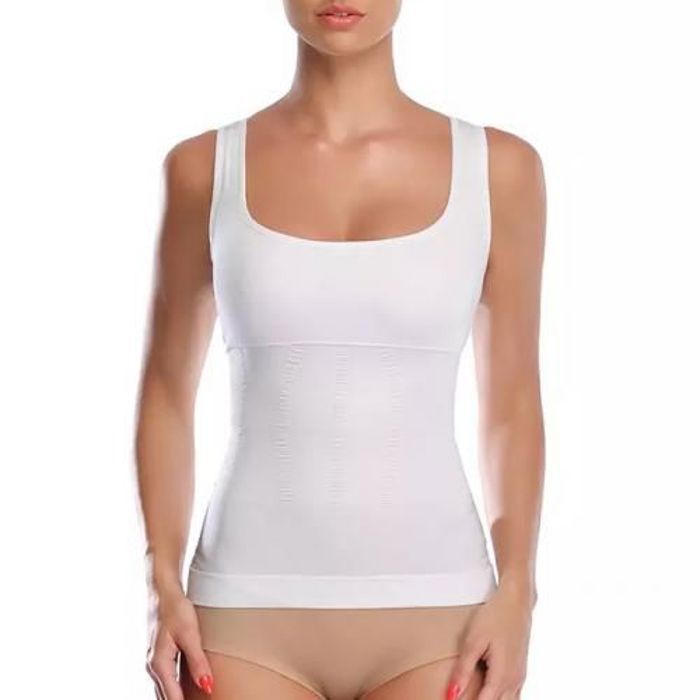 Body pour femmes,contrôle la taille,amincissants, sous-vêtements,Super doux ,Blanc