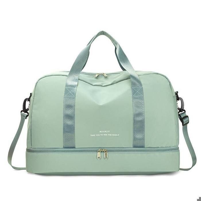 Sac à main de travel, gym, Sac de sport, Sac à bandoulière de Vêtements, voyage Vert