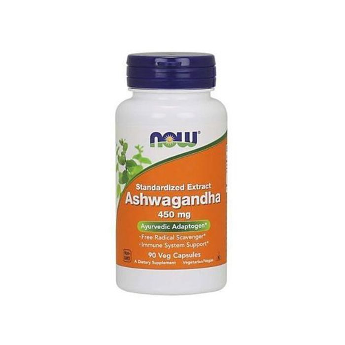 Now foods ashwagandha 450 mg 90 gélules végétales