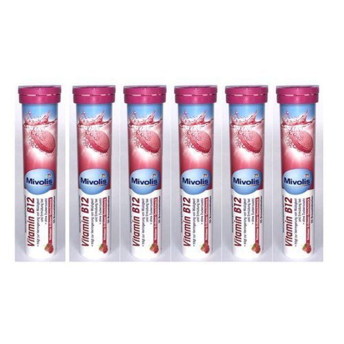 Dm pack 6 pièce vitamine b12 dm (sans sucre ajouté) made in germany