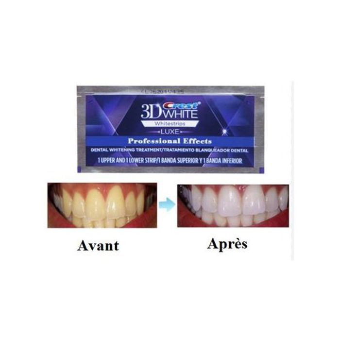 Crest 3d whitestrips professionnel effets 10 whitestrips : 05 traitements pour 05 jours
