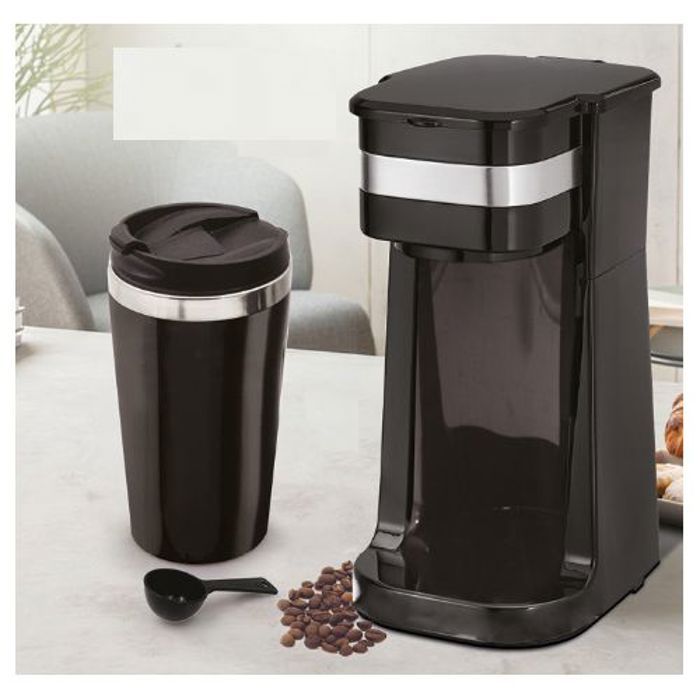 Heifer Machine a café Avec Mug Isotherme système Arrêt automatique 420ml / 700W
