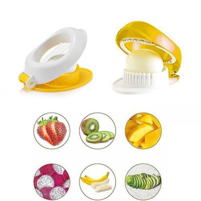 Trancheuse à œufs Cuisine Rapide et Efficace En Acier Inoxydable