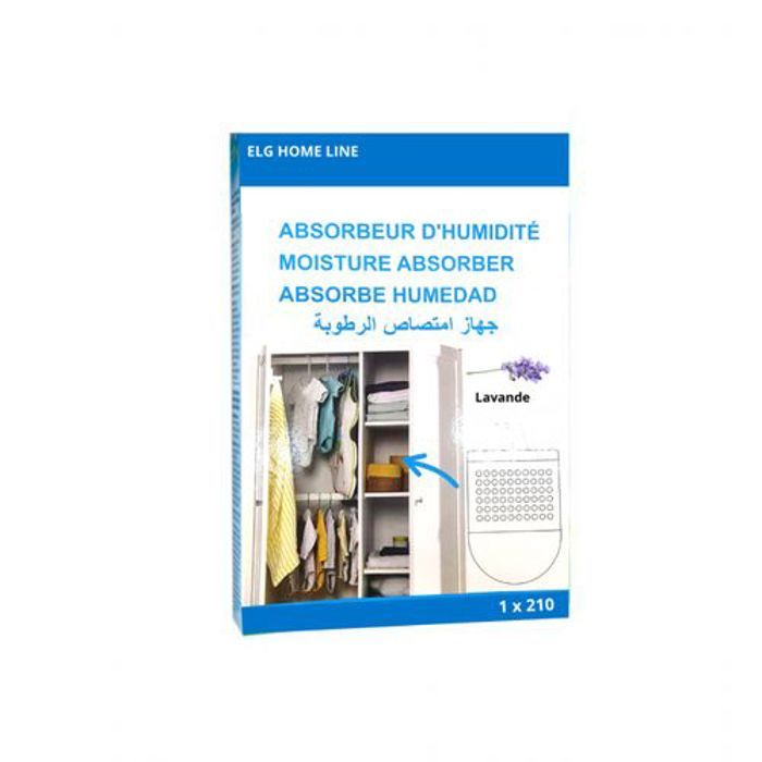 ELG HOME LINE Absorbeur D’Humidité Pour Placard Déshumidificateur Lavande