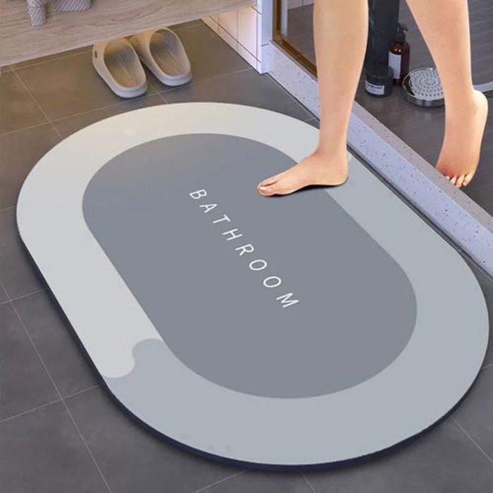 Tapis Bathroom Anti-dérapant Domestique e Rapide Absorbant motif aléatoire
