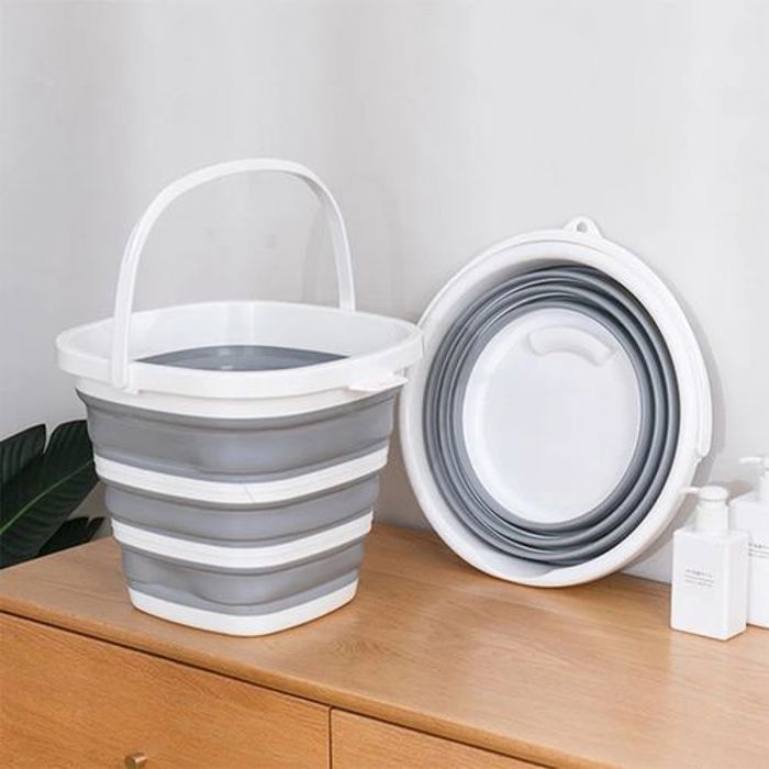 Seau Pliable - GENERIC - 12,8L - Silicone - Pratique - Léger