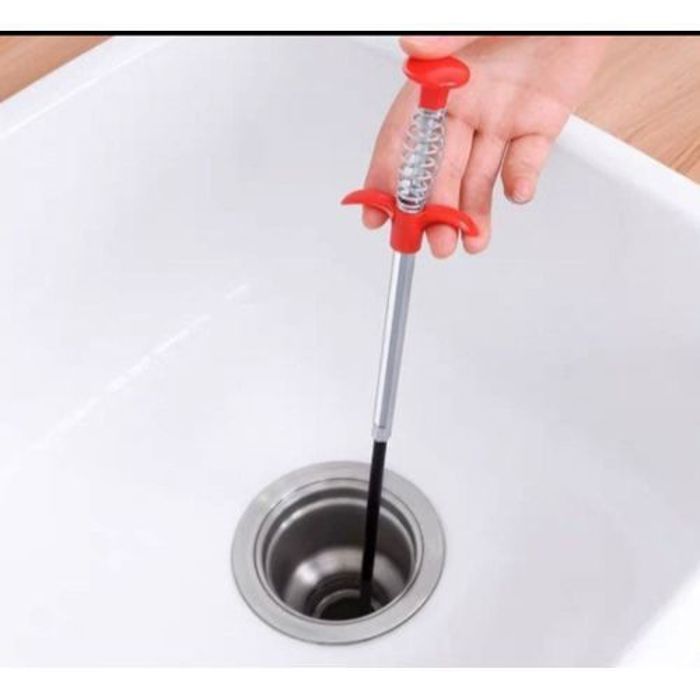 Furet déboucheur - GENERIC - Taille 0,90 m - Acier - Nettoyeur de canalisation - Outil de dragage
