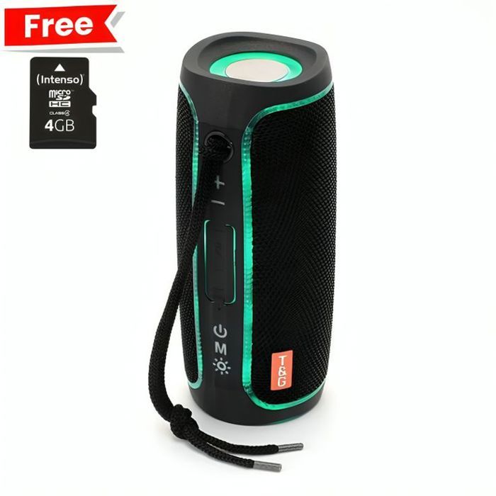 Haut-parleur Bluetooth TG-288 VERT + Carte mémoire 4GB GRATUIT