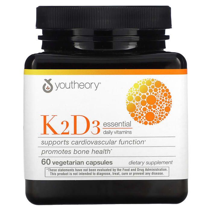 Vitamines quotidiennes essentielles K2D3, 60 capsules