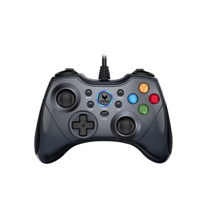 Manette de jeu - RAPOO - V600 - Filaire - Vibration - PC - Bleu