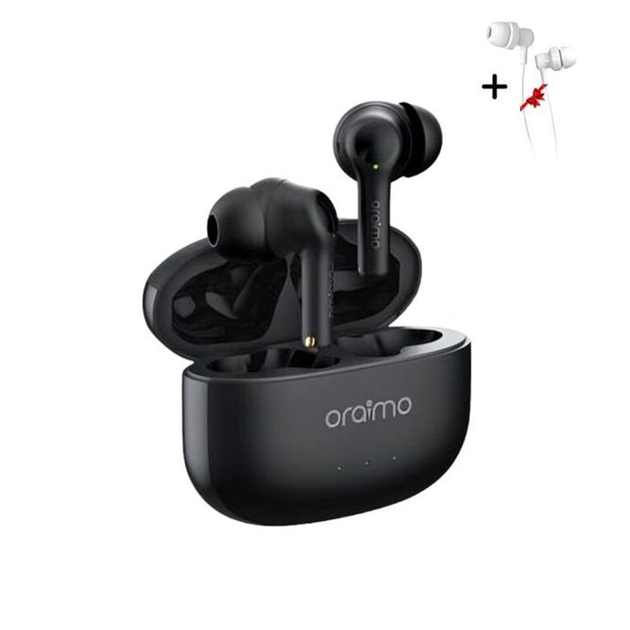 Écouteurs sans fil oraimo FreePods 3C avec ENC + Écouteurs Filaire Offerts !