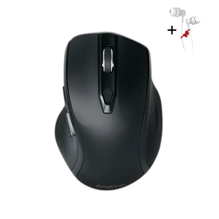 Souris Sans Fil Smart Mouse P 1200 DPI OF-M10 - Précision et Confort + Écouteurs Filaire Offerts !