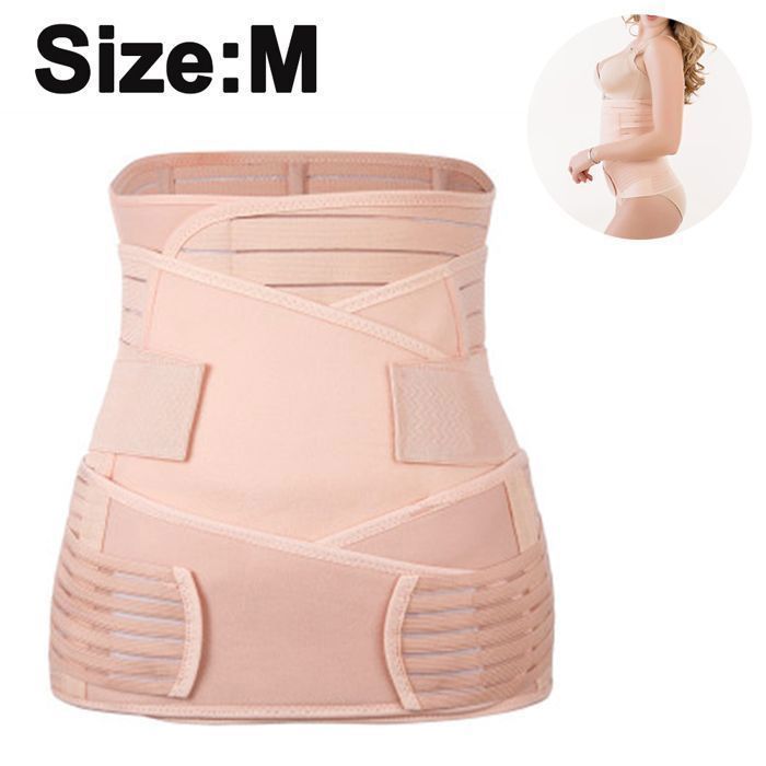Ceinture post-partum 3 en 1 : soutien, récupération, modelage et bande de bassin pour vêtements postnatals