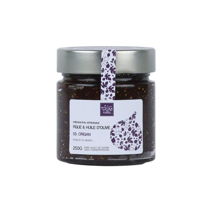 Pâte de Figue, Huile d'olive et Origan - 200G