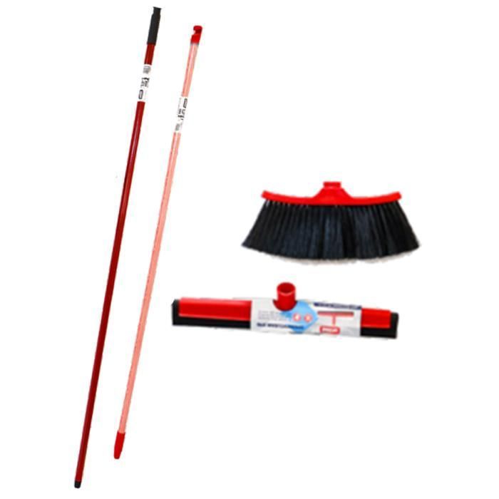 Pack Balais Speedyclean Curvy + Manche + Raclette + Manche Waterwood