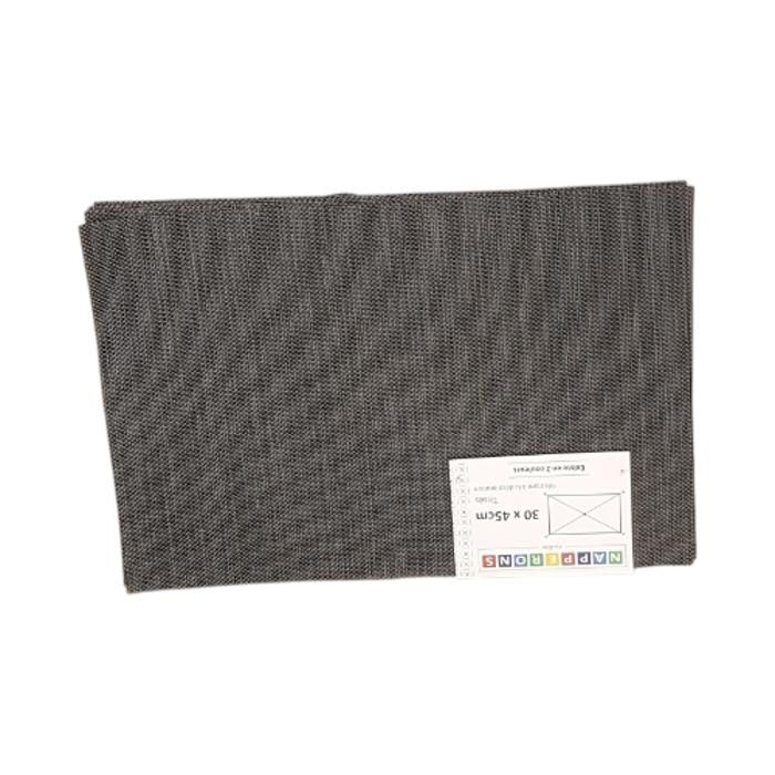 4 sets de table tisses 43x45cm