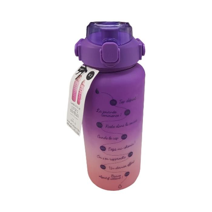 Bouteilles - Colored - 1800 ml + 700 ml - Mixte - Plastique - Randonnée - Couleur aléatoire