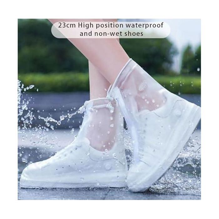 Couvre-chaussures - Transparent - Imperméable - Antidérapant - Réutilisable