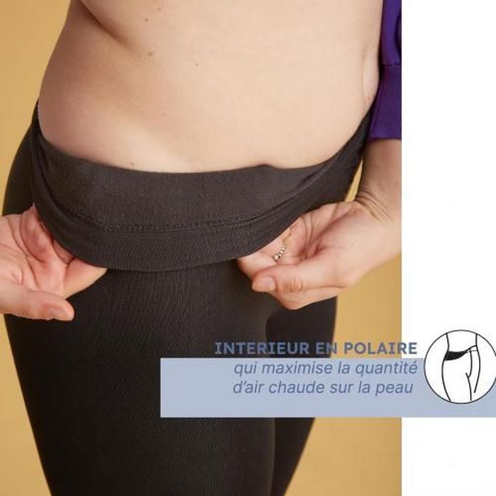 Collant Opaque chaud thermique Noir